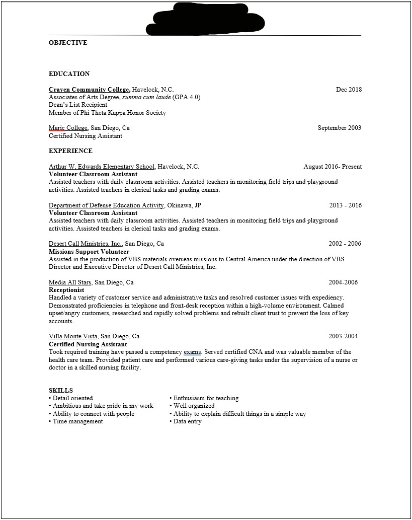 Resume Magna Cum Laude Dean's List Example