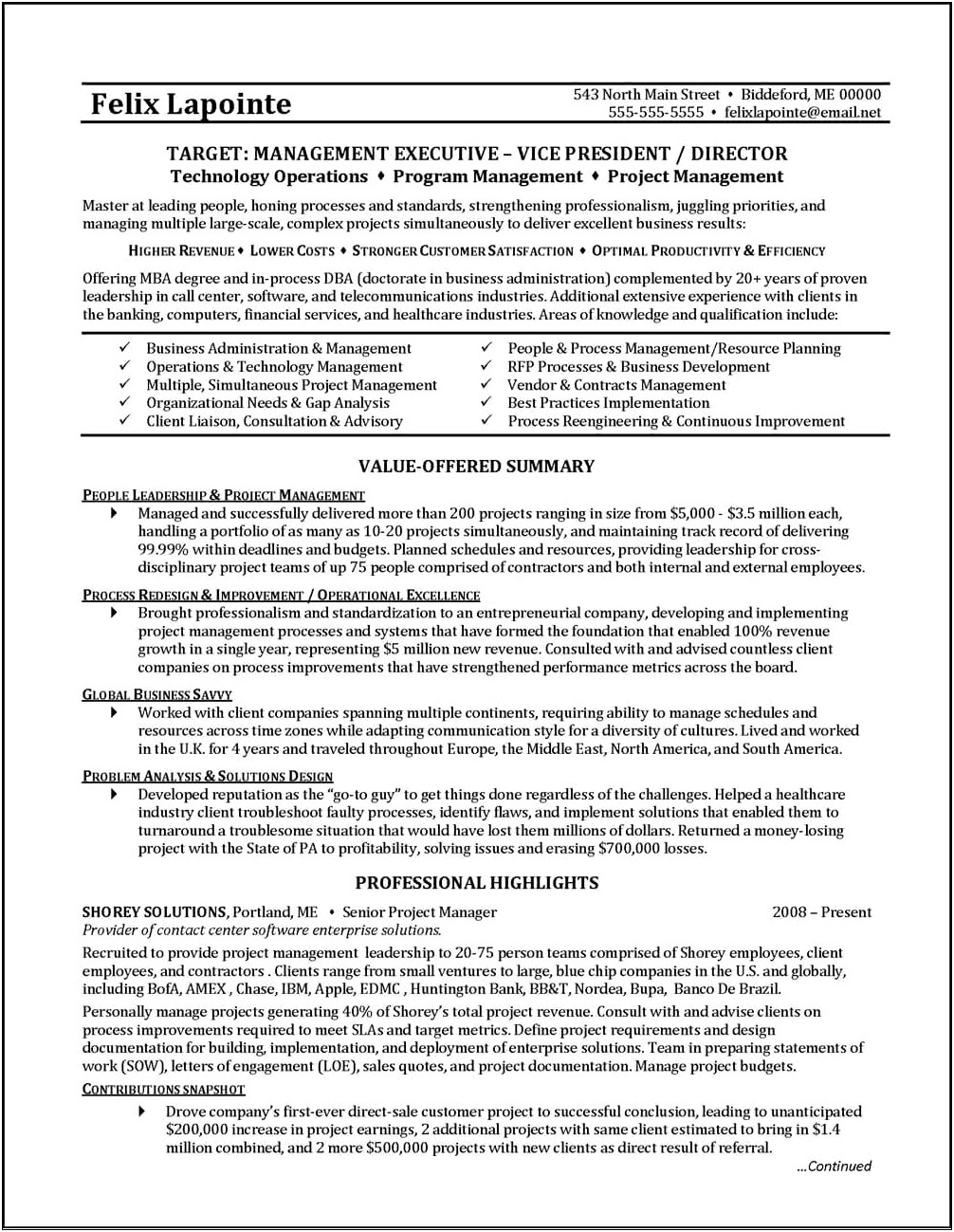 Resume Objective Examples For Education Program Manager