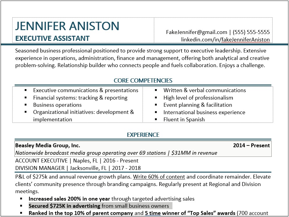 Resume Objective For Changing Career To It