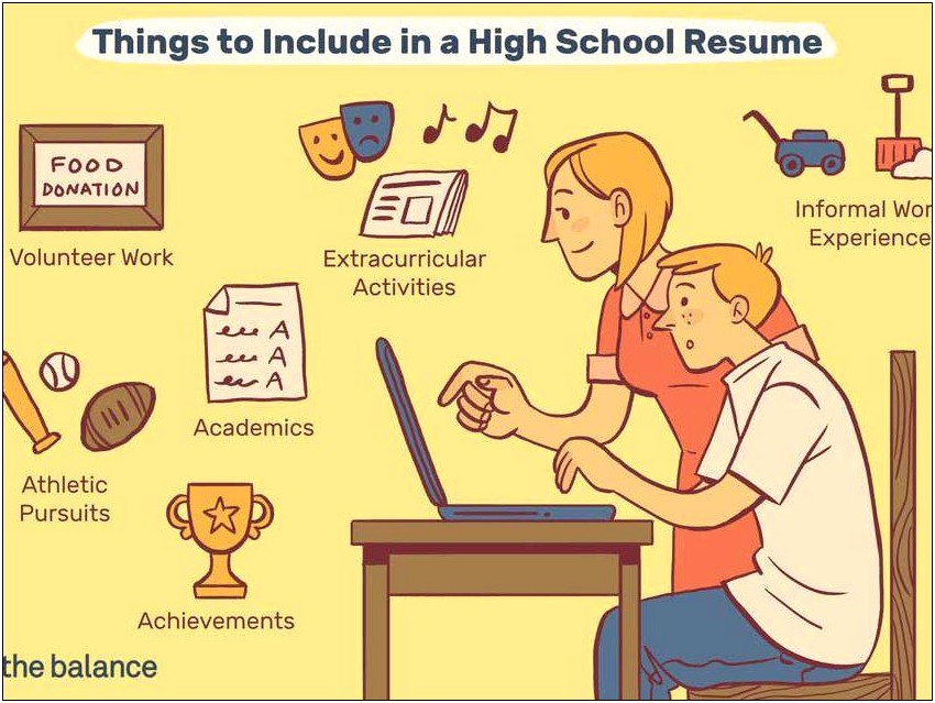 Resume Profile Statement For High School Students