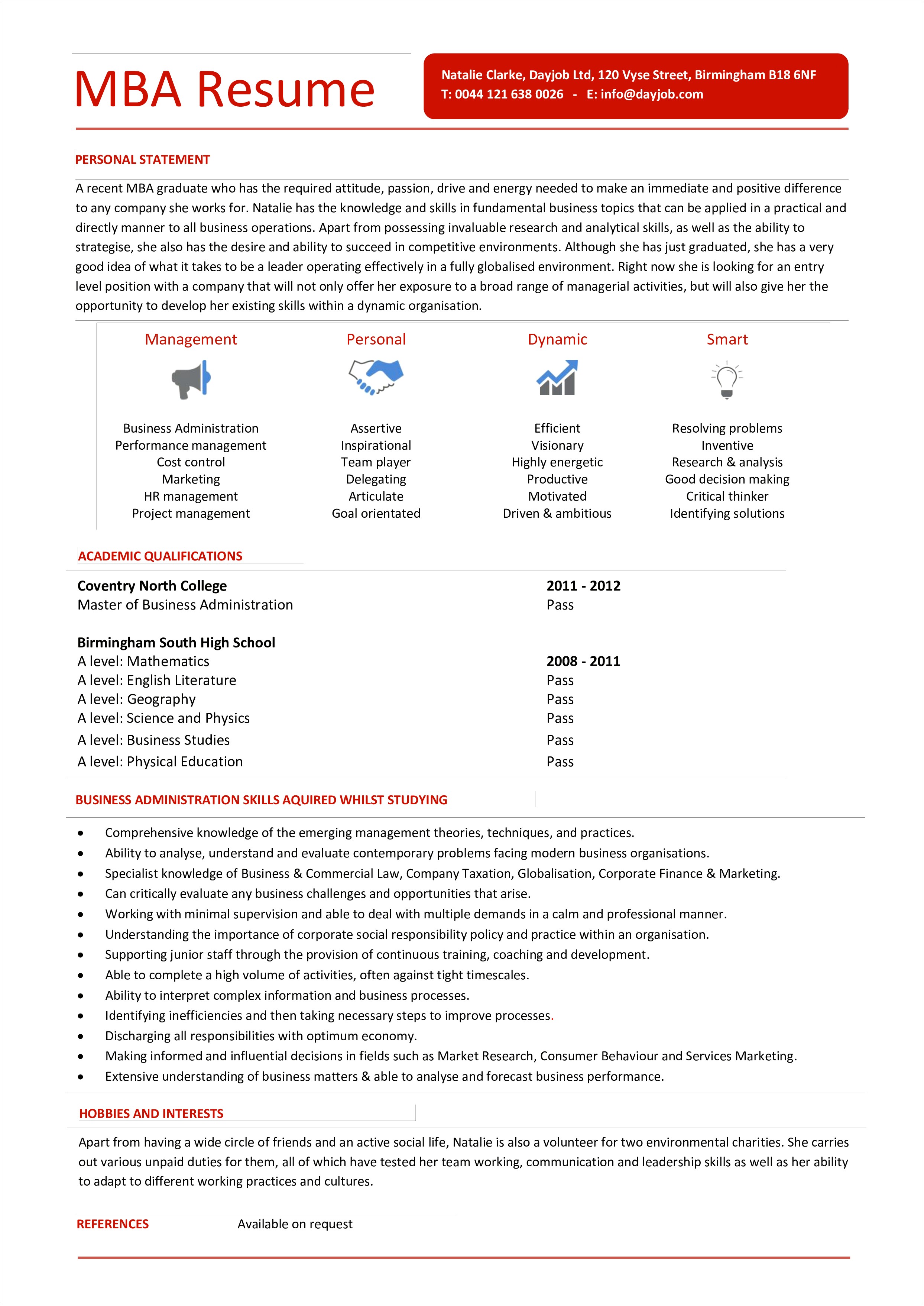 Resume Sample For Lecturer In Mba