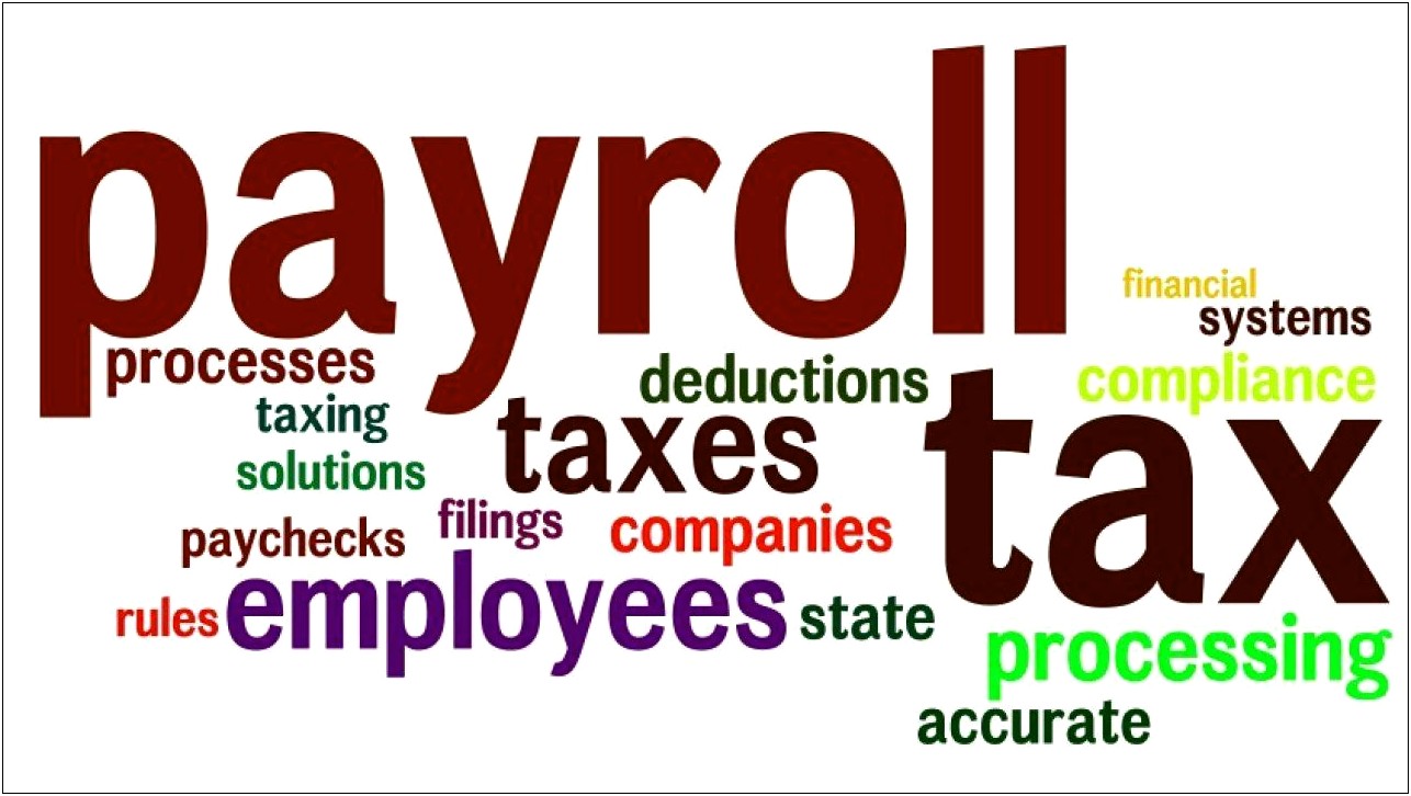 Resume Sample For Paying Eftps And Payroll Taxes