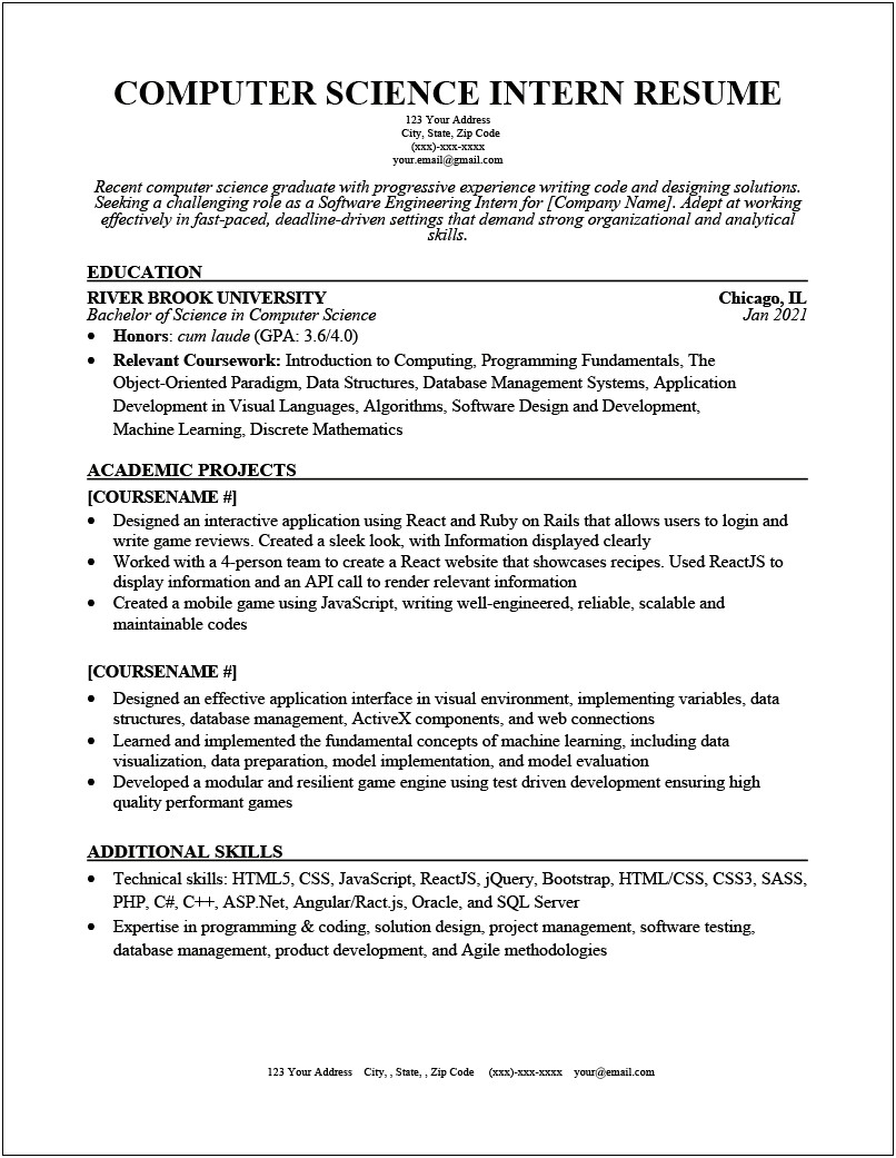 Resume Sample Template For Validation Enginner