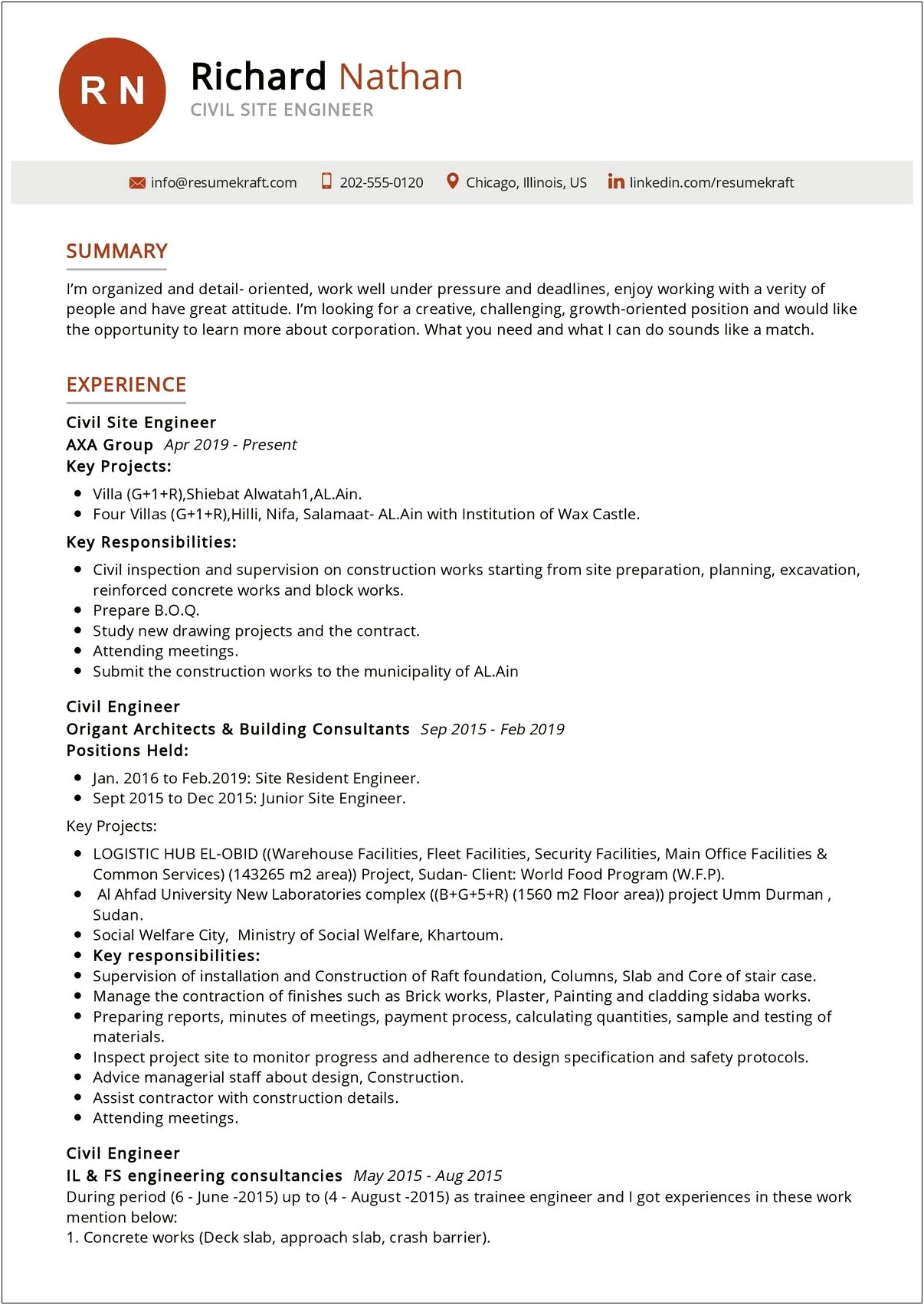 Resume Showing You Work Well With Others