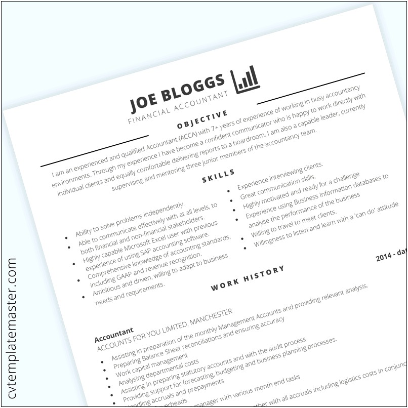 Resume Skills For Undergraduates Financial Accounting