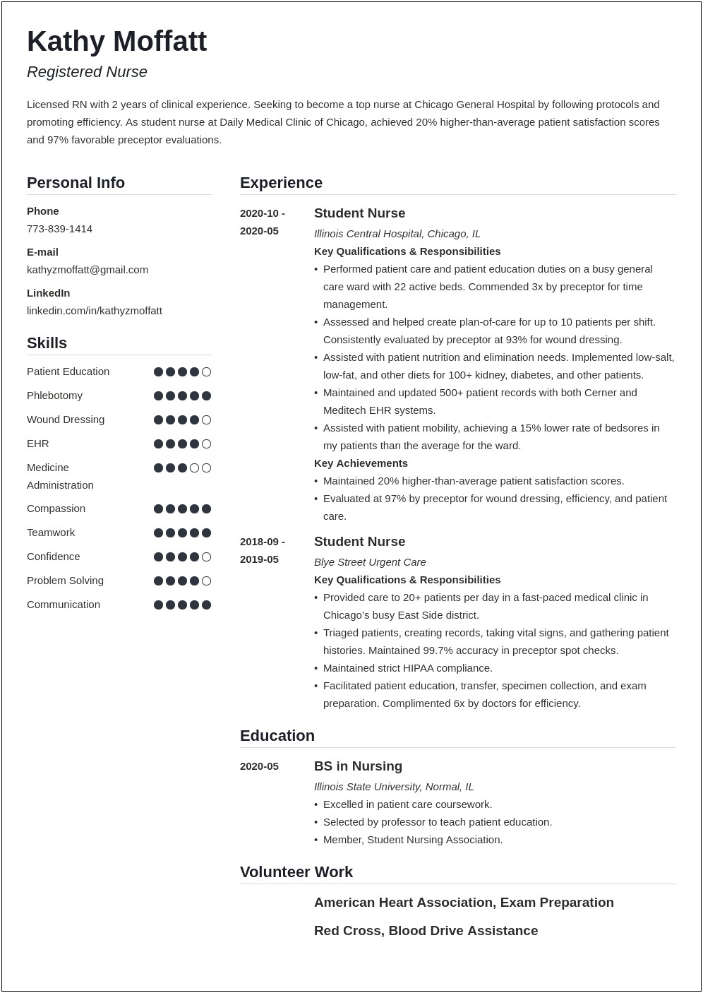 Resume Skills Sample For Fresh Graduate