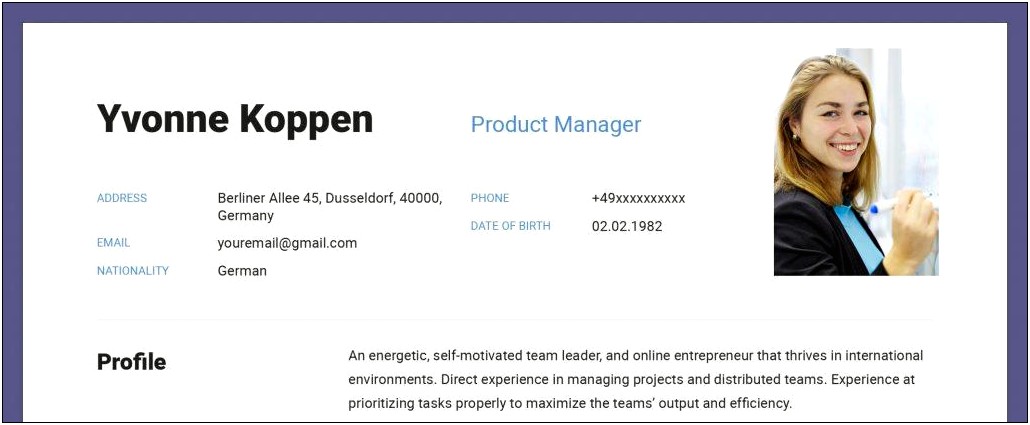 Resume Sumary For Product Manager Applicants