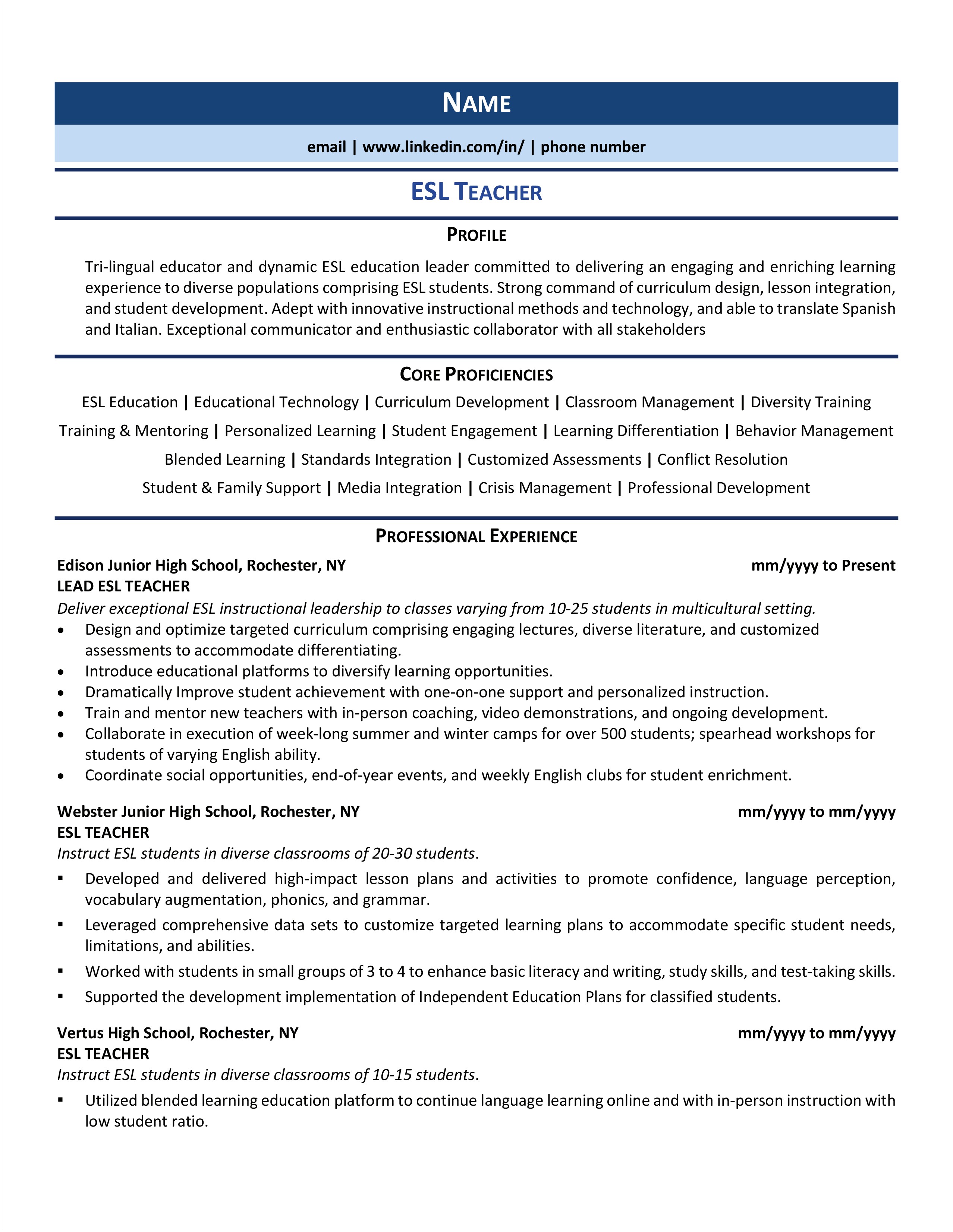 Resume Summary Examples For Education Admisitration