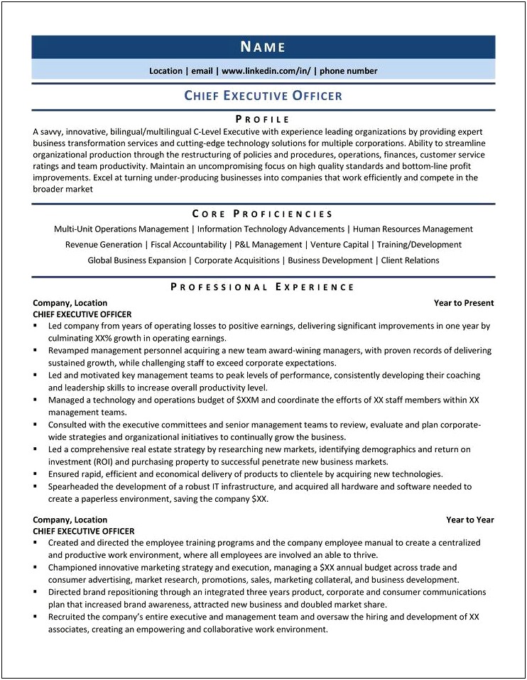 Resume Summary For Artist Relations Manager