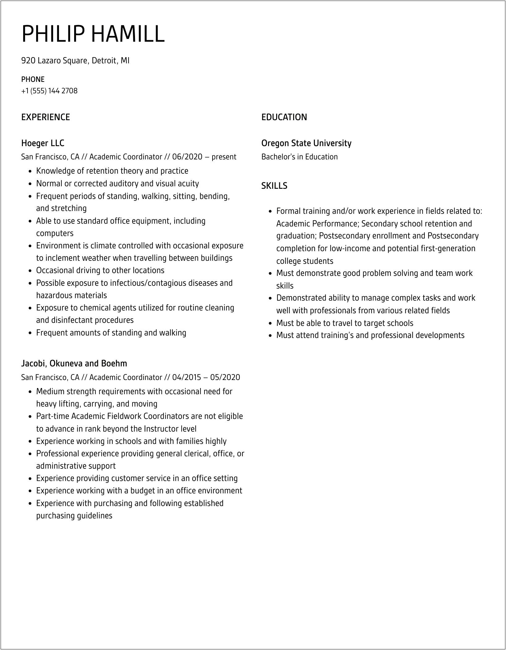 Resume Summary Of Strengthsfor Admissions Coordinator Hospital