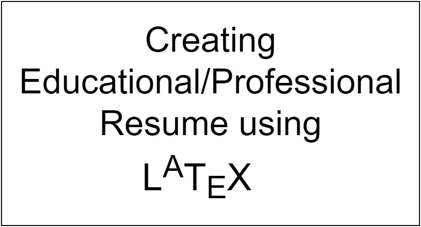 Resume Tabular Teaching Experience Pushed Down Latex