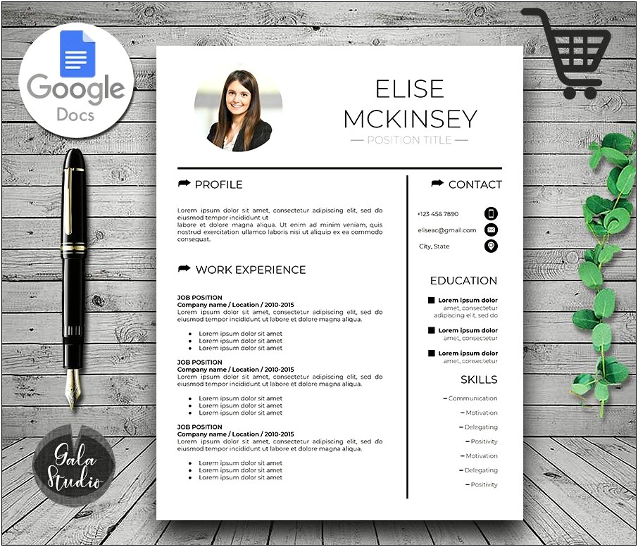 Resume Template Compatable With Google Docs