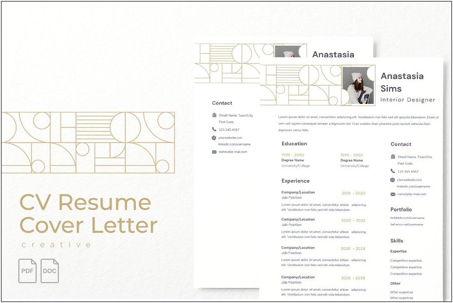 Resume Template Download Business Filetype Doc