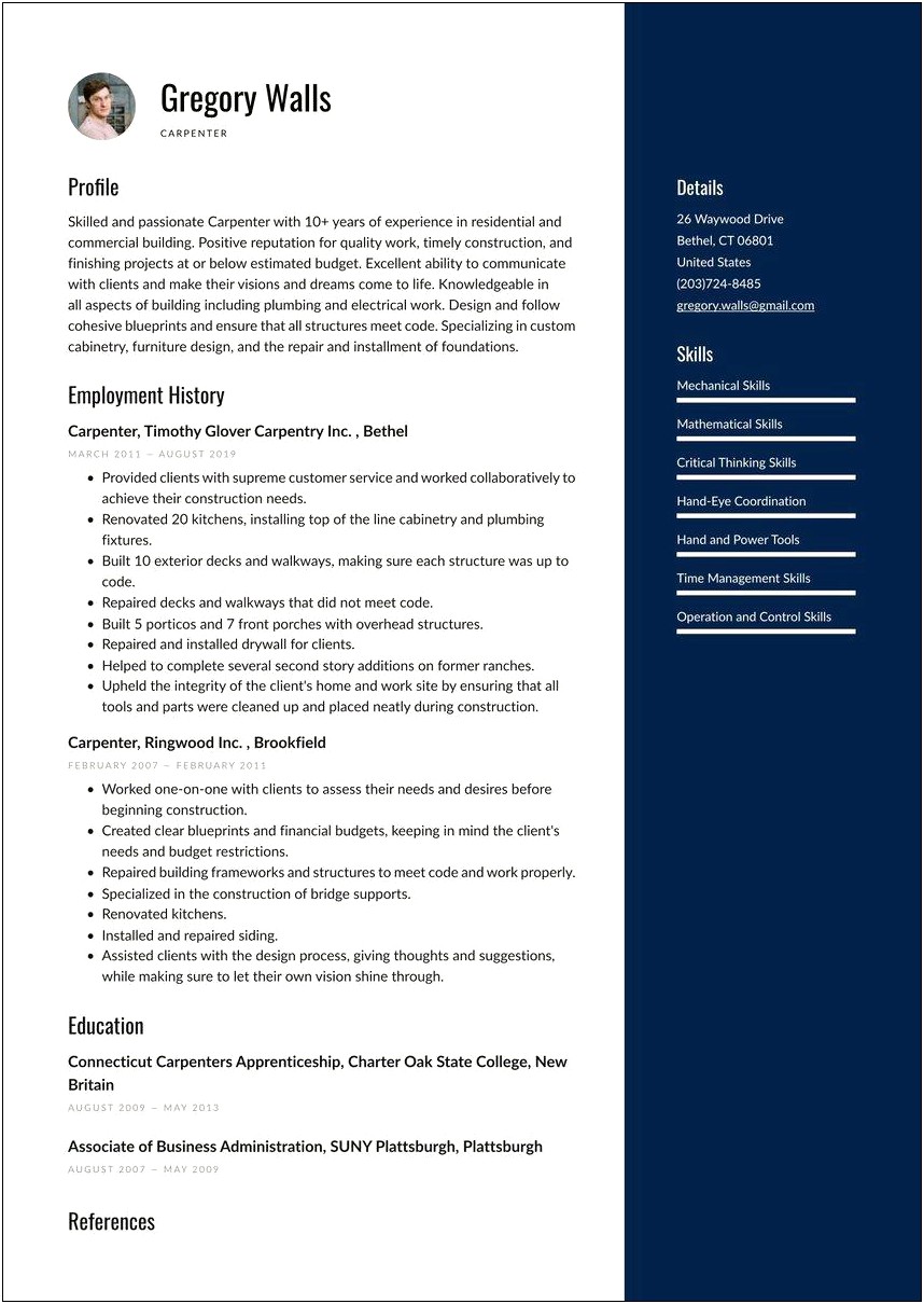 Resume Template For Customer Service Representative