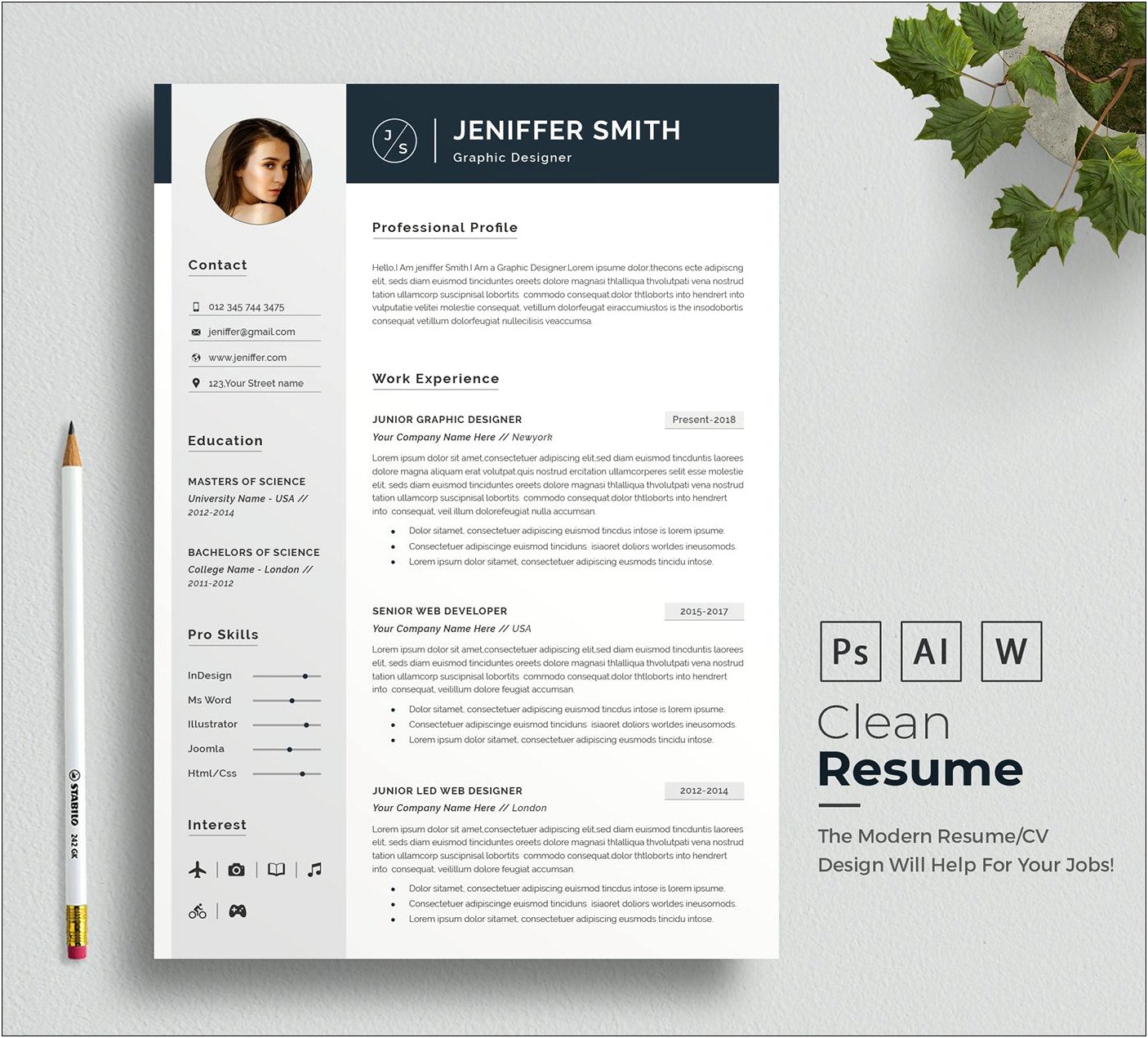 Resume Template Free Resume Templates 2017