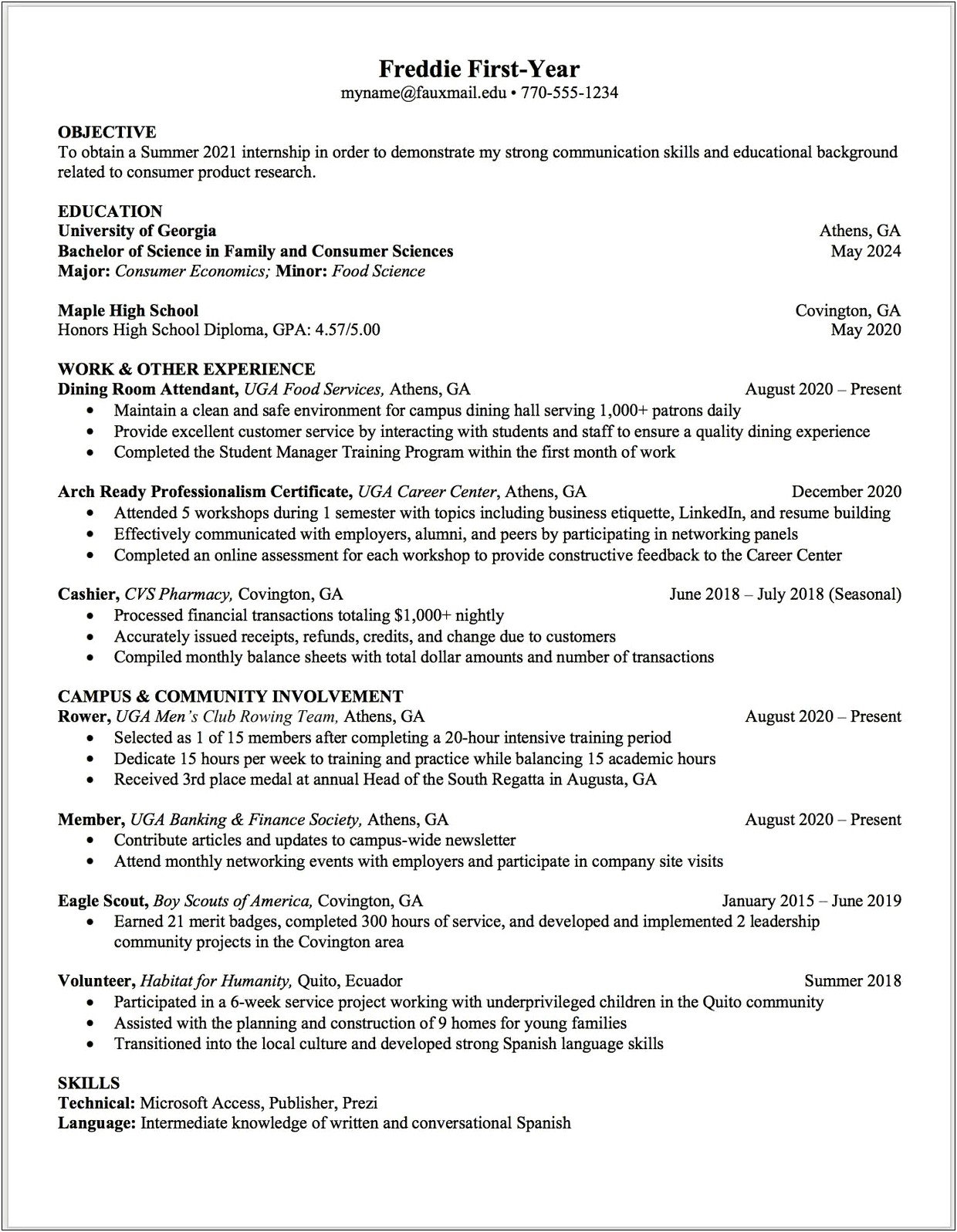 Resume To Get First Educational Leadership Job