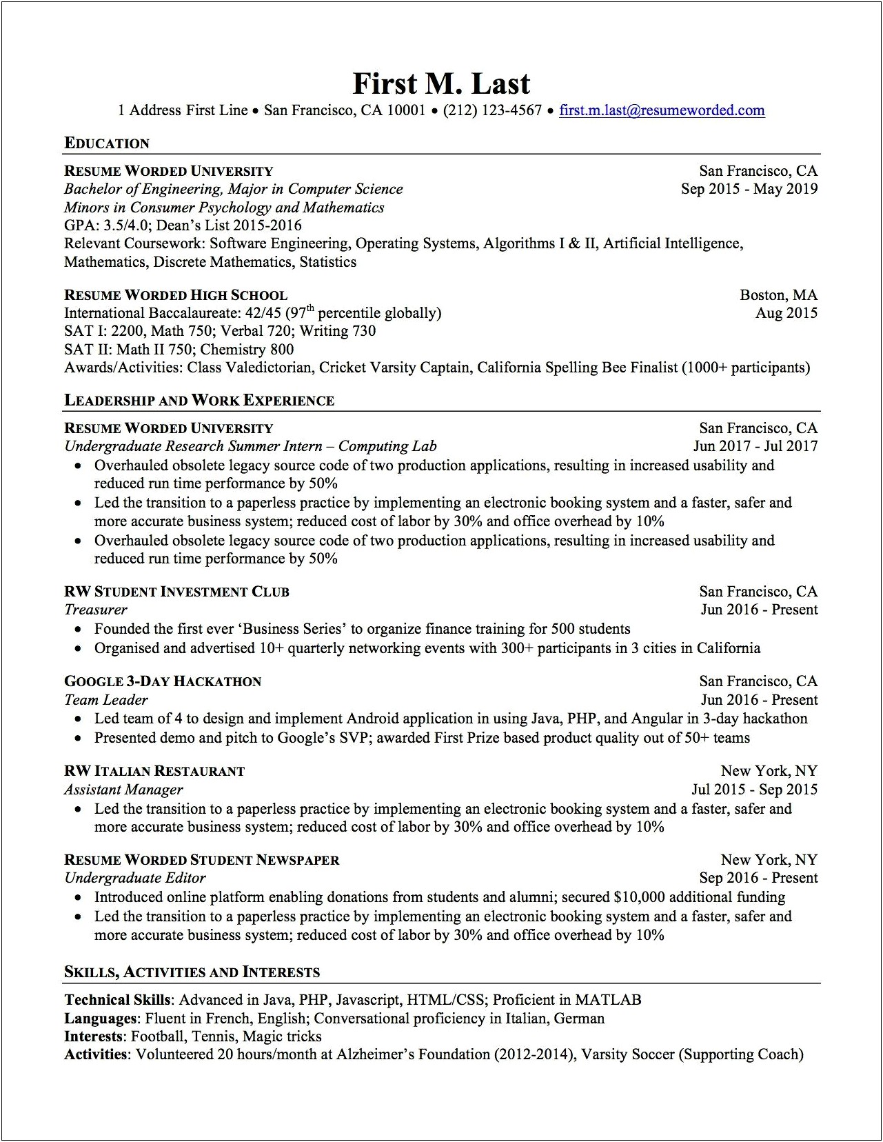 Resume Transition From Education To Office Manager