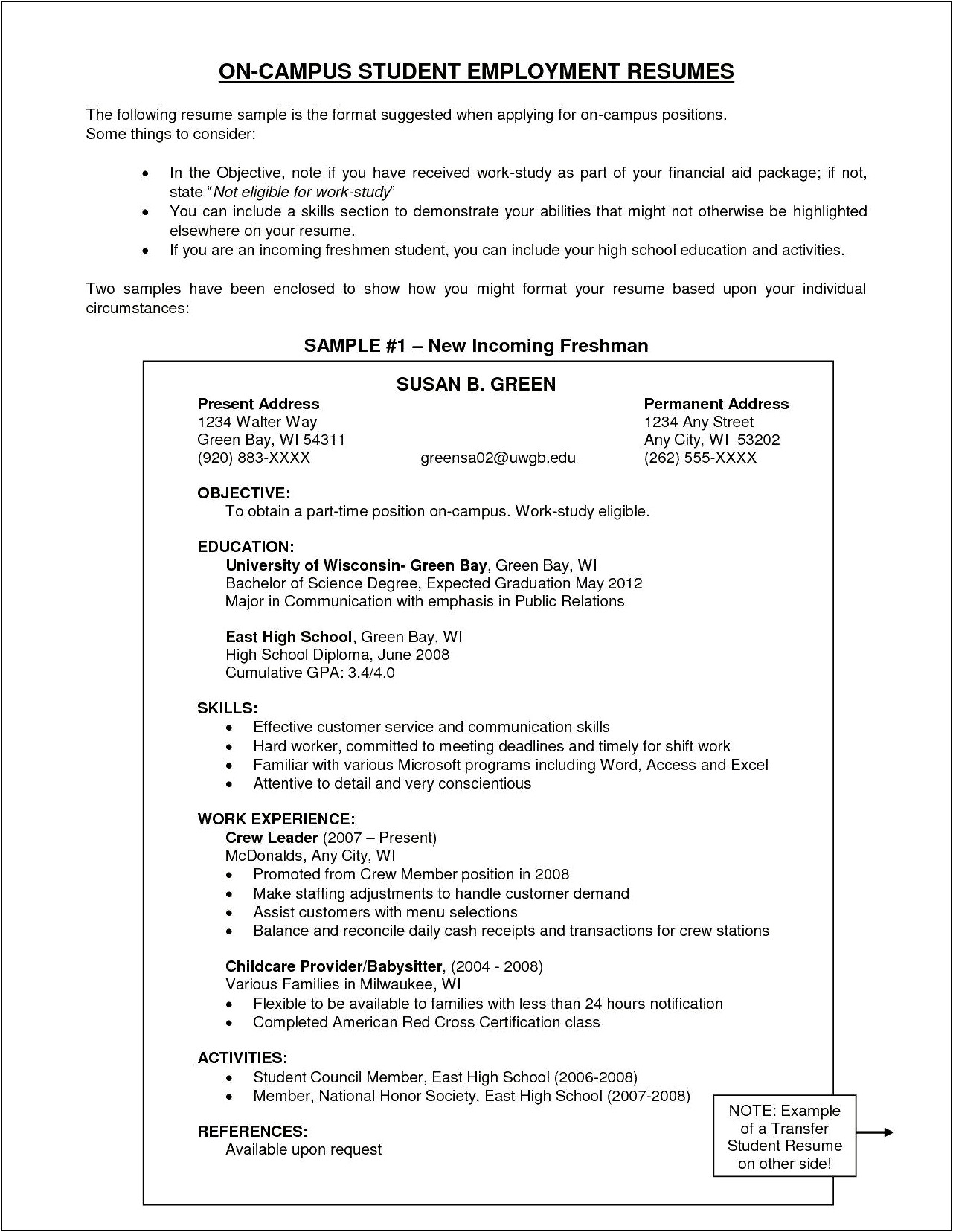 Resume Wording Did Not Complete High School