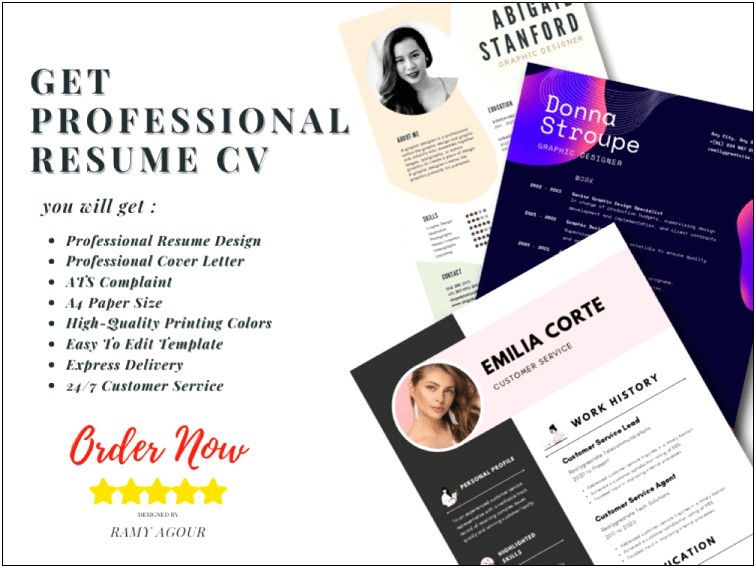 Resume Wording For Graphic Design Catalog Designer