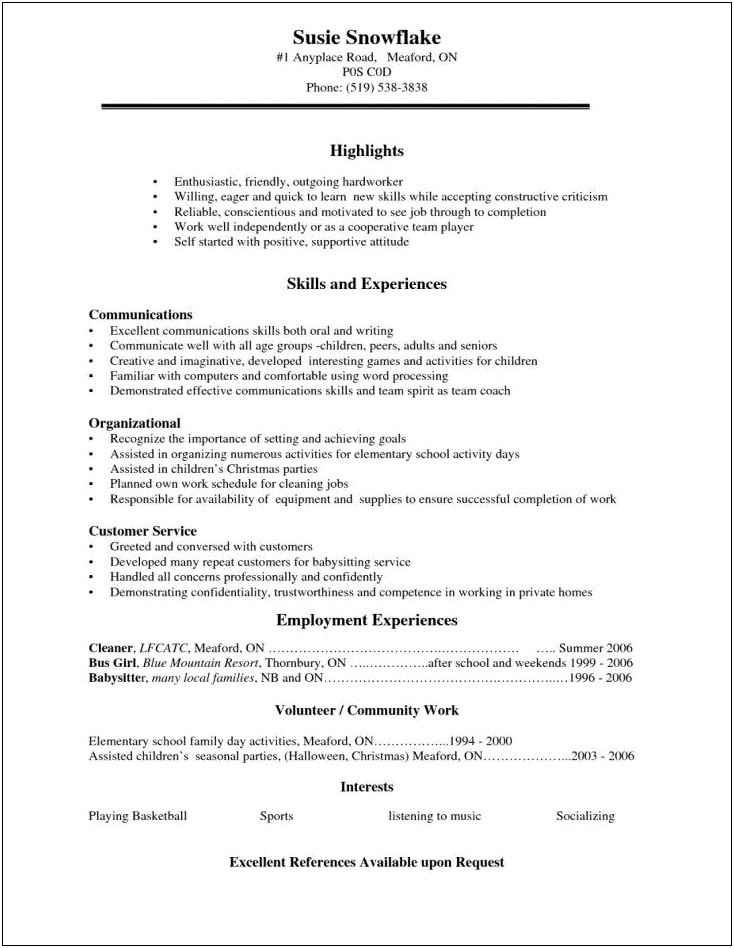 Resume Words Like Assisted Or Repsonsible For