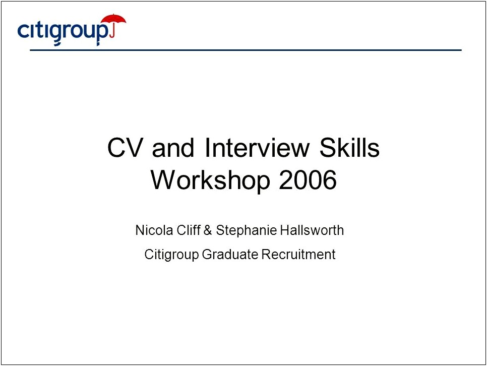 Resume Writing And Interviewing Skills Workshop Near Me