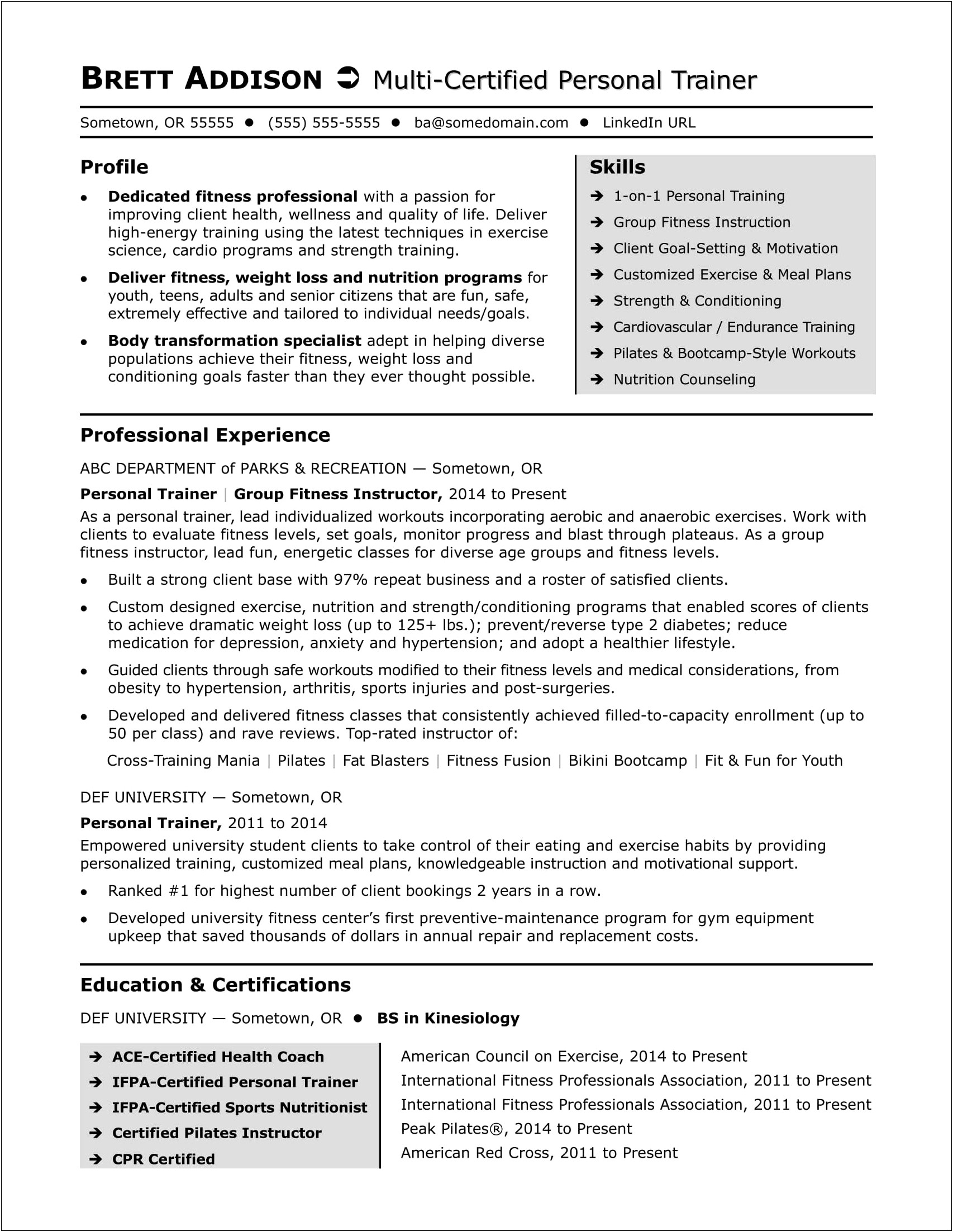 Resume Writing For Someone With Little Experience