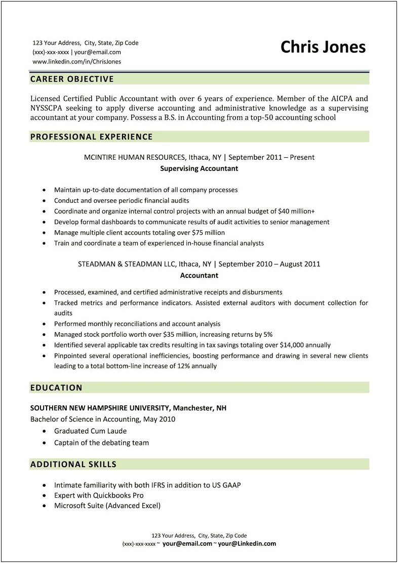 Resumes Examples For People Over 40