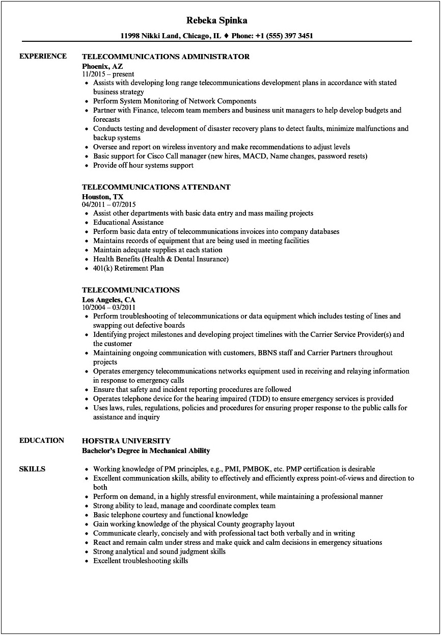 Retiree Applying For Transcriptionist Job Resume