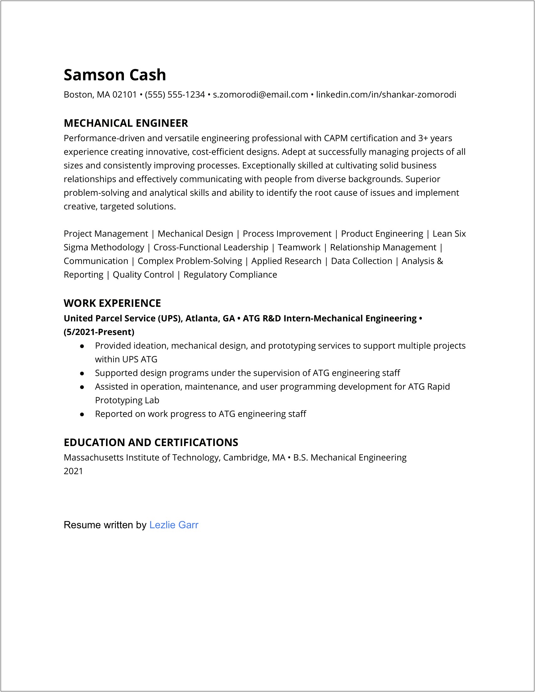 Sample Entry Level Appication Support Resume