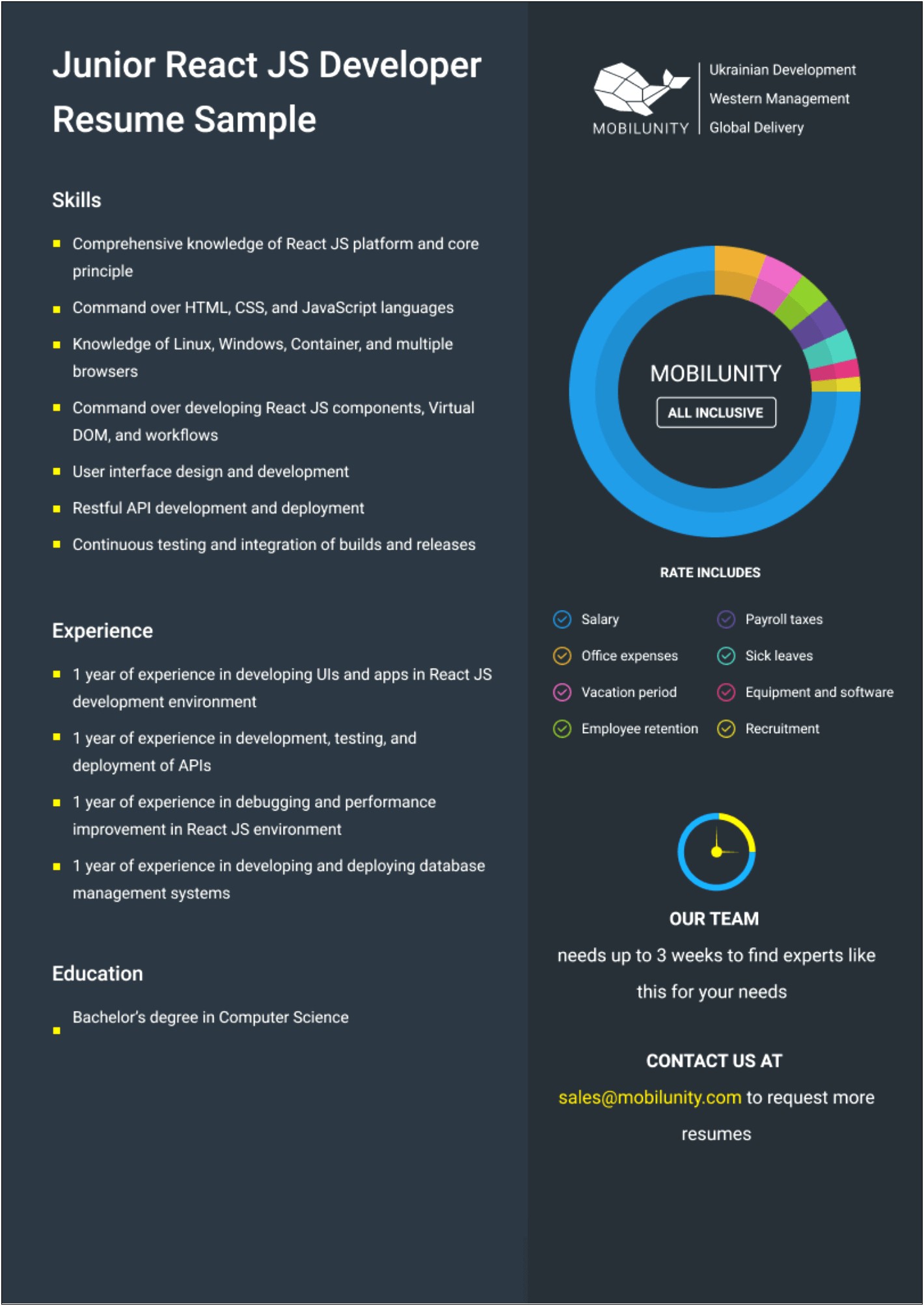 Sample Entry Level Ui Developer Resume