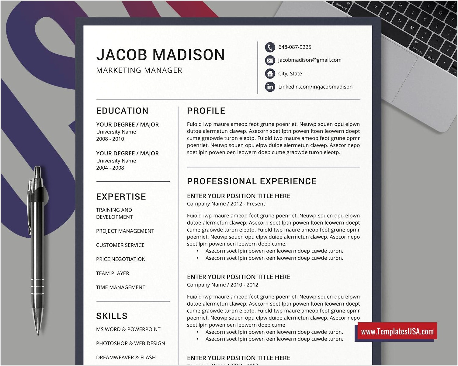 Sample Of Best Resume For Job Application