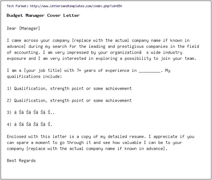 Sample Of Cover Letter For Resume For Accounting