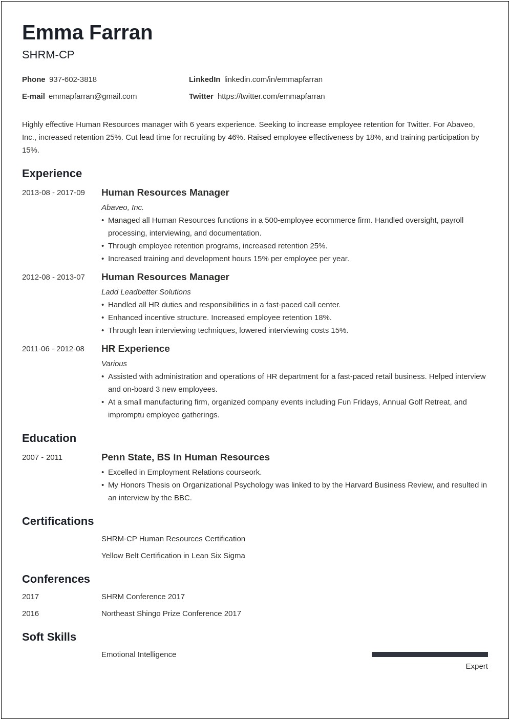 Sample Of Resume Objectives For Ojt