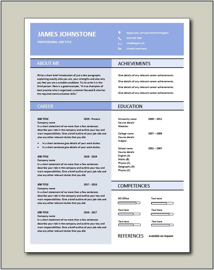 Sample Resume After Career Break India