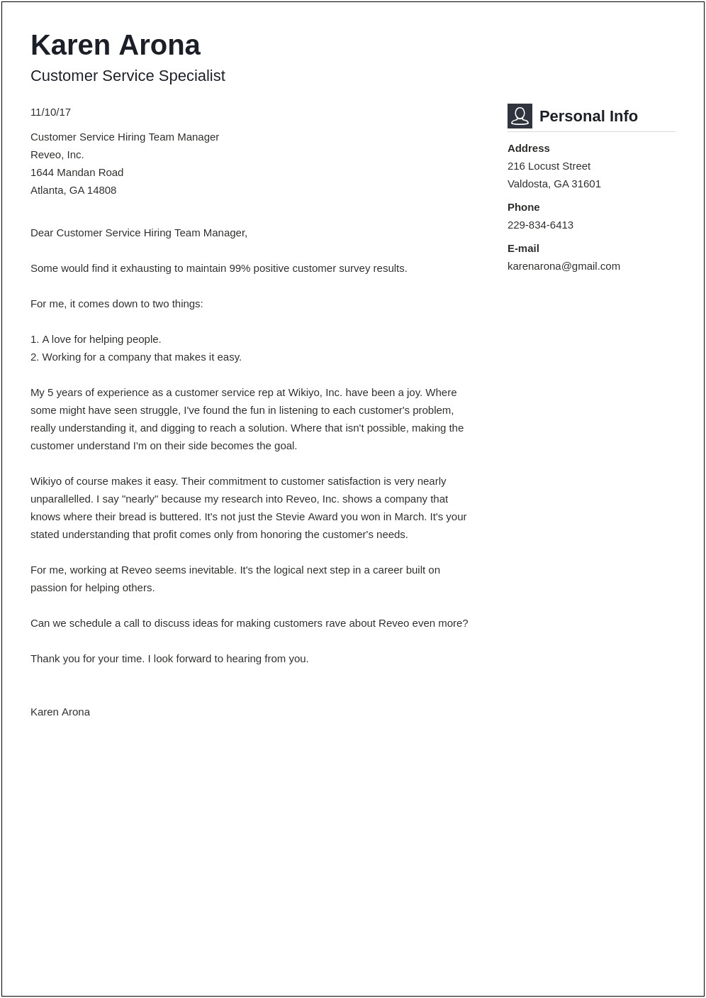 Sample Resume And Cover Letter For Supervisor Position