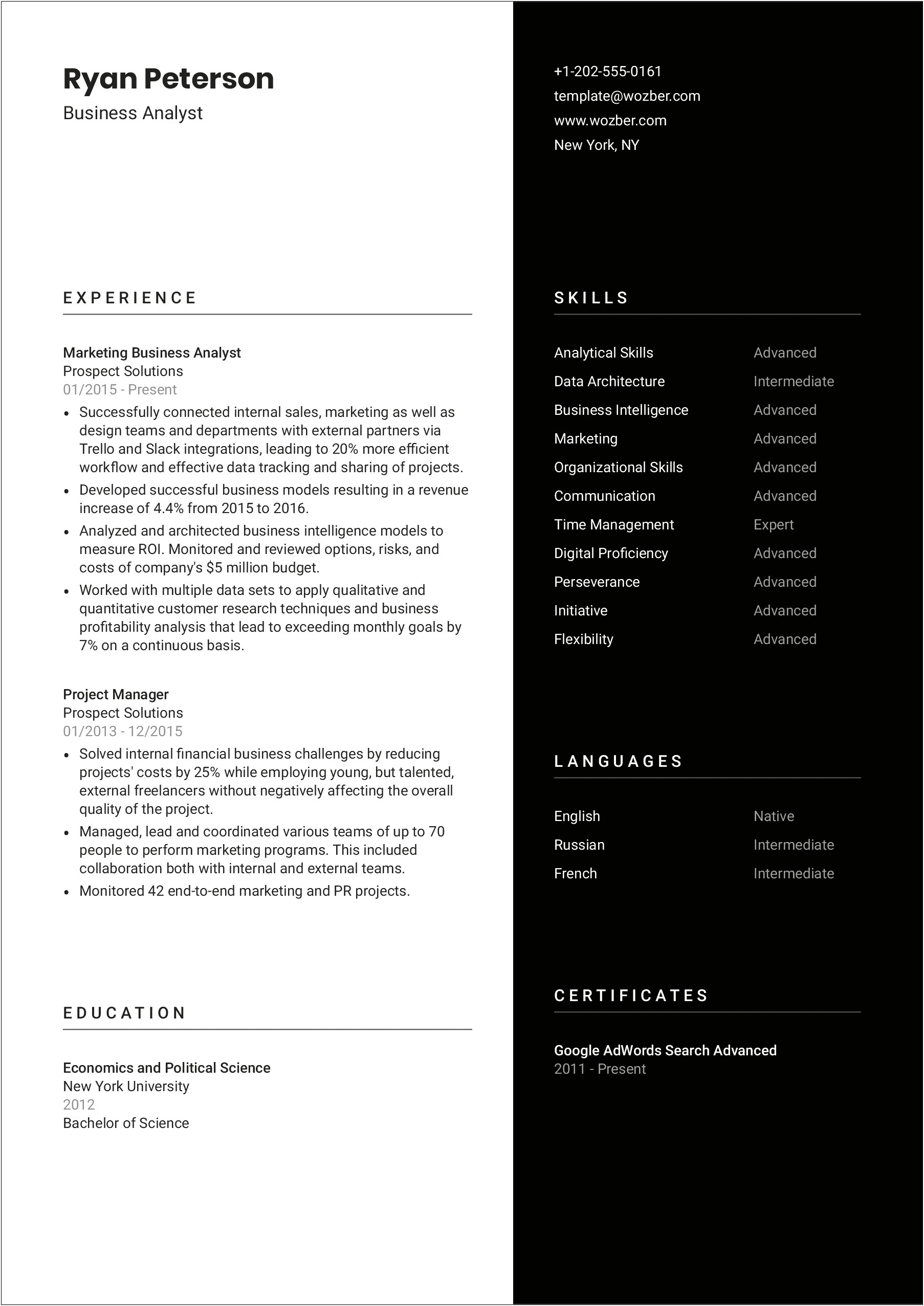 Sample Resume For 17 Year Old