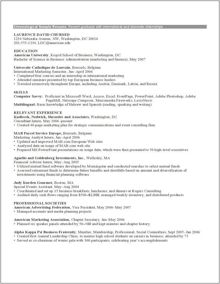 Sample Resume For 401k Plan Administrator