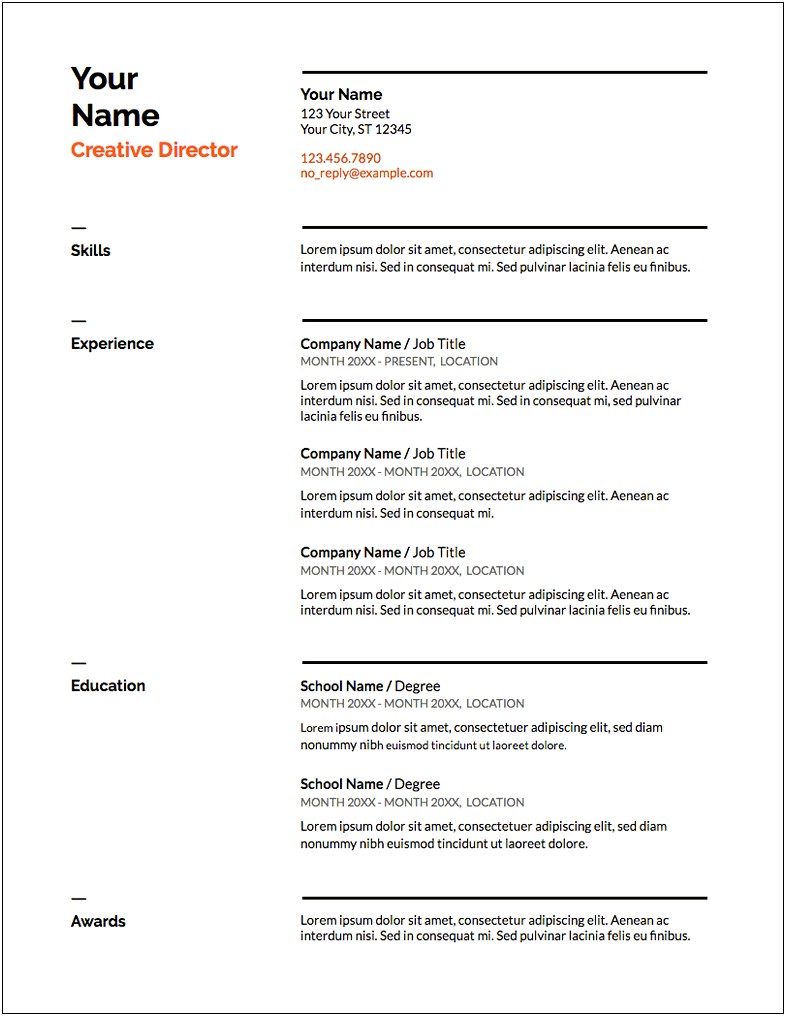 Sample Resume For A First Time Job