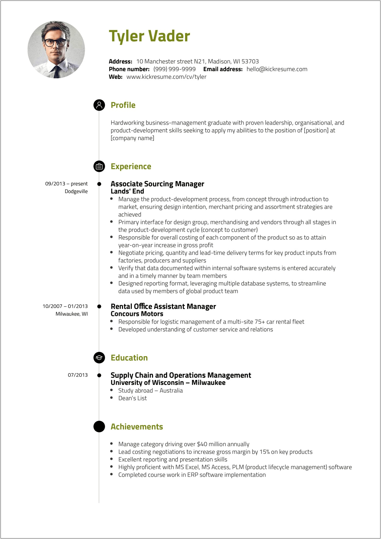 Sample Resume For Applying Work Abroad