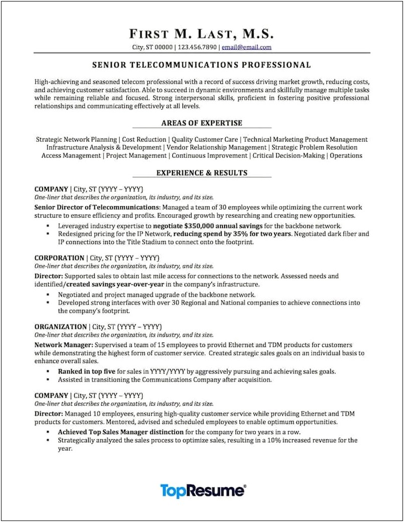 Sample Resume For Experienced Technical Support Executive