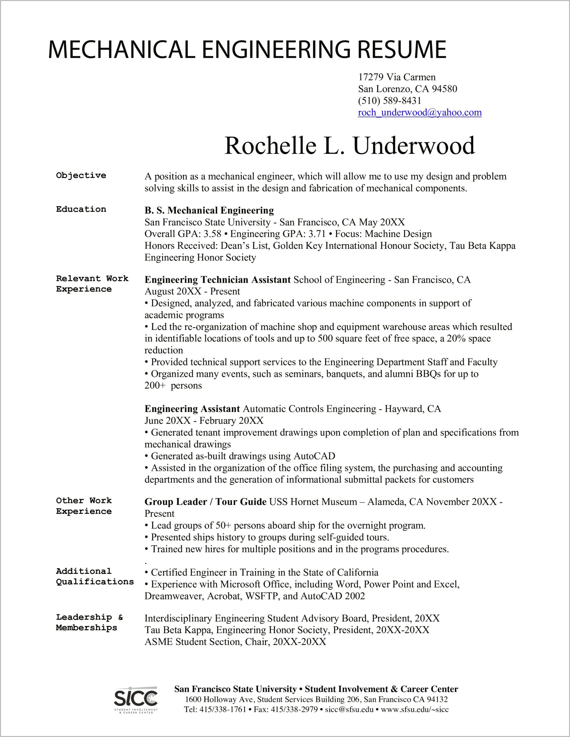 Sample Resume For Museum Design Assistant