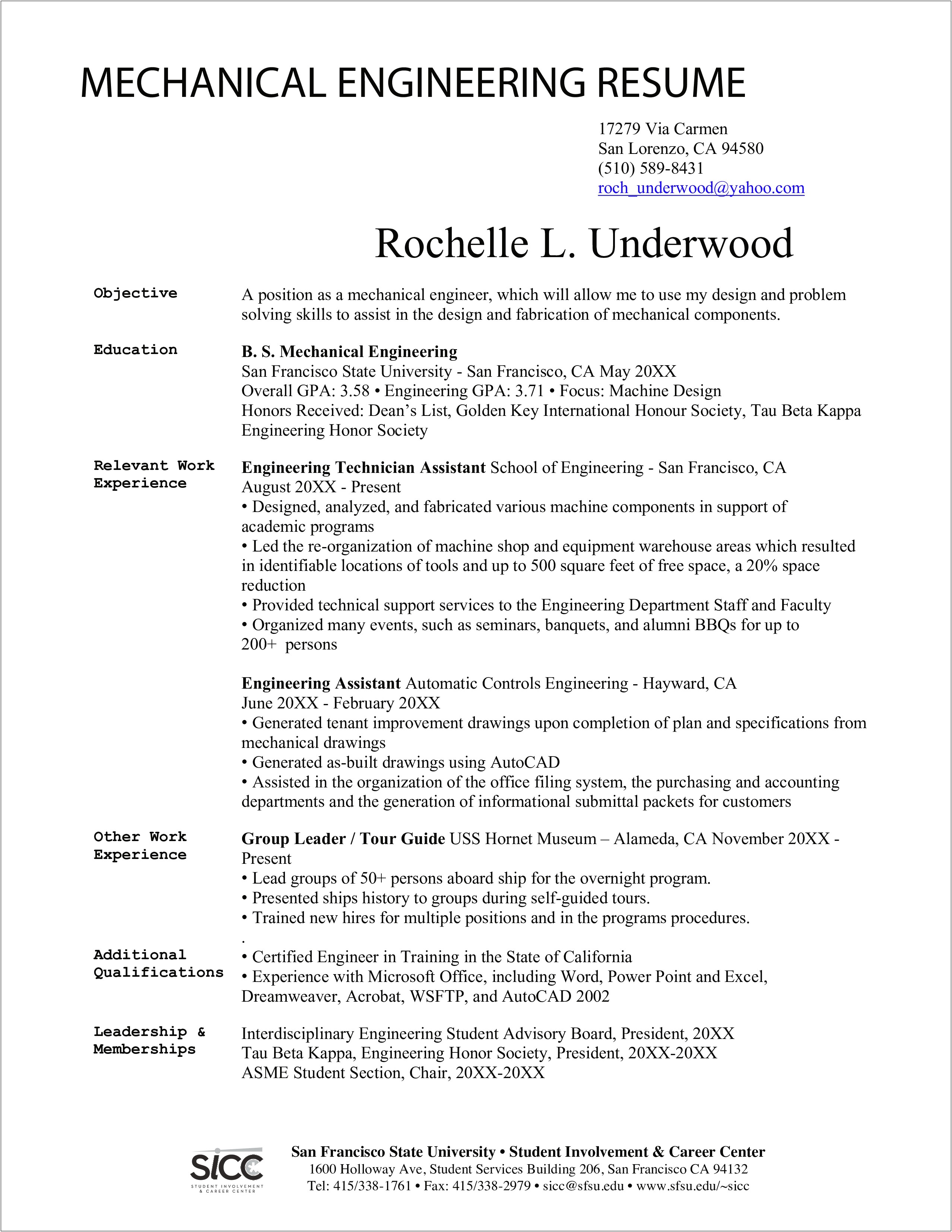 Sample Resume For Museum Design Assistant