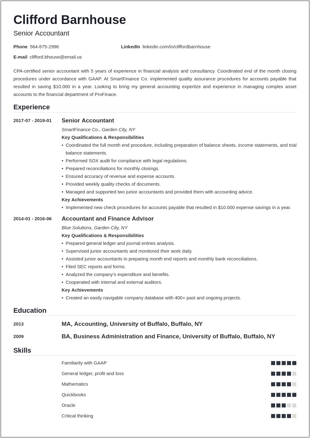 Sample Resume For Senior Protocol Officer