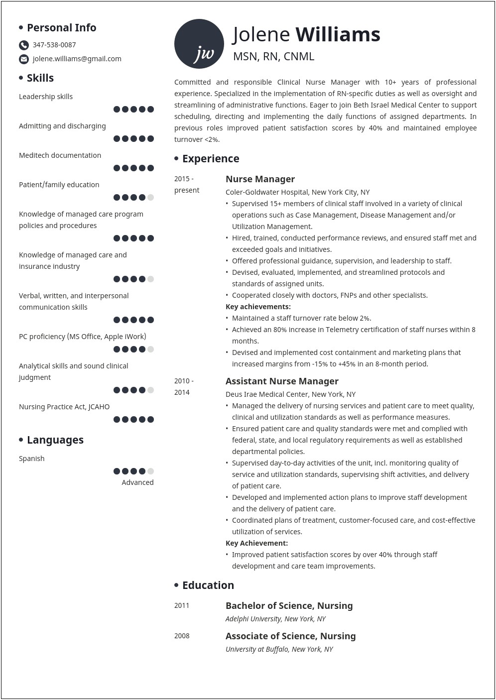 Sample Resume For Utilization Management Coordinator