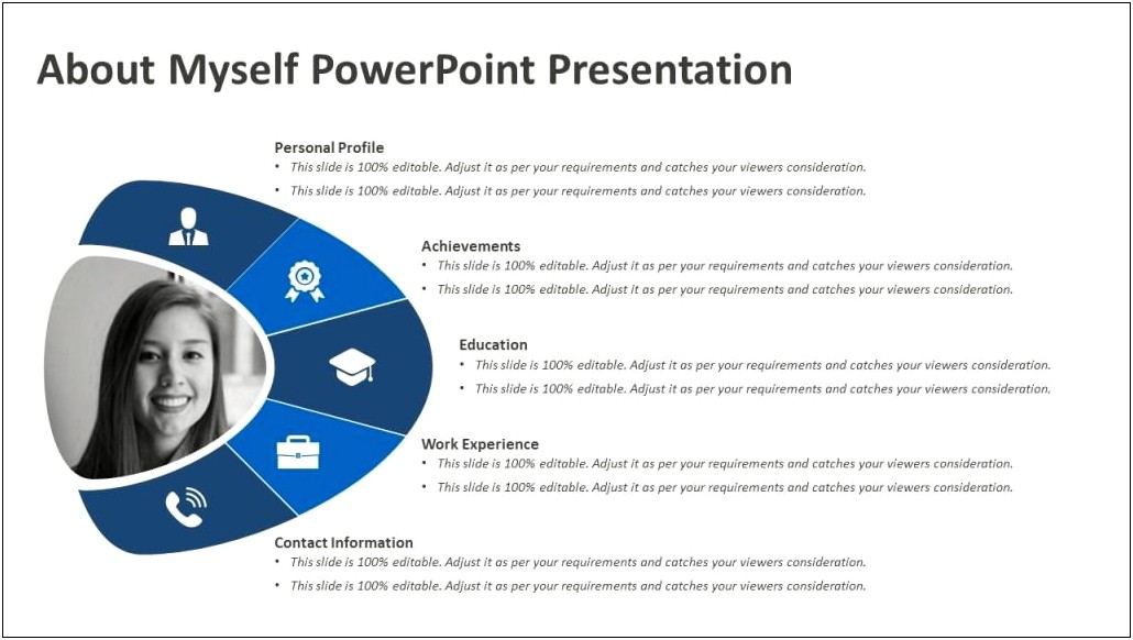 Sample Resume Introduce Yourself Presentation Ppt