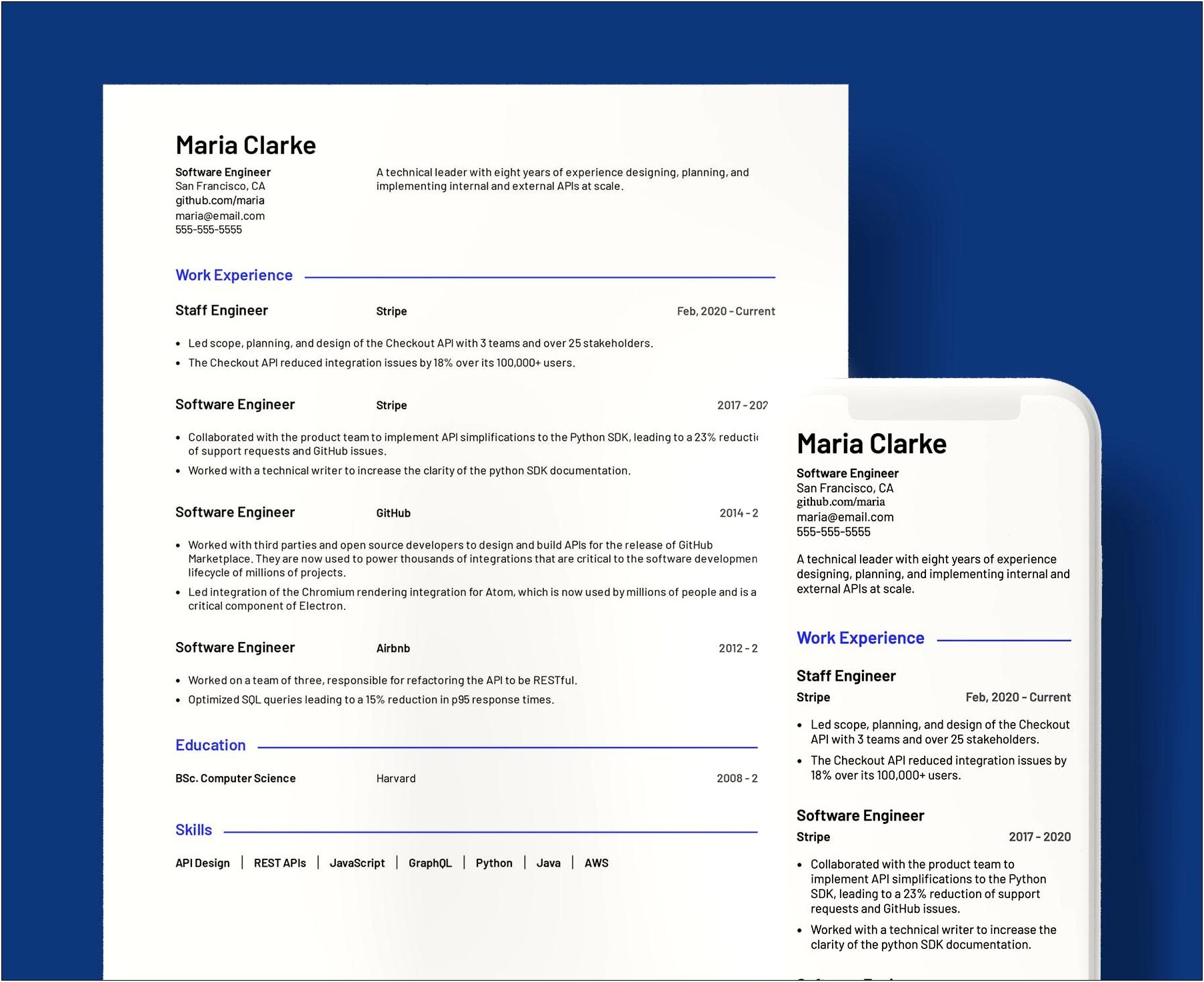 Sample Resume Of Mock Up Developer