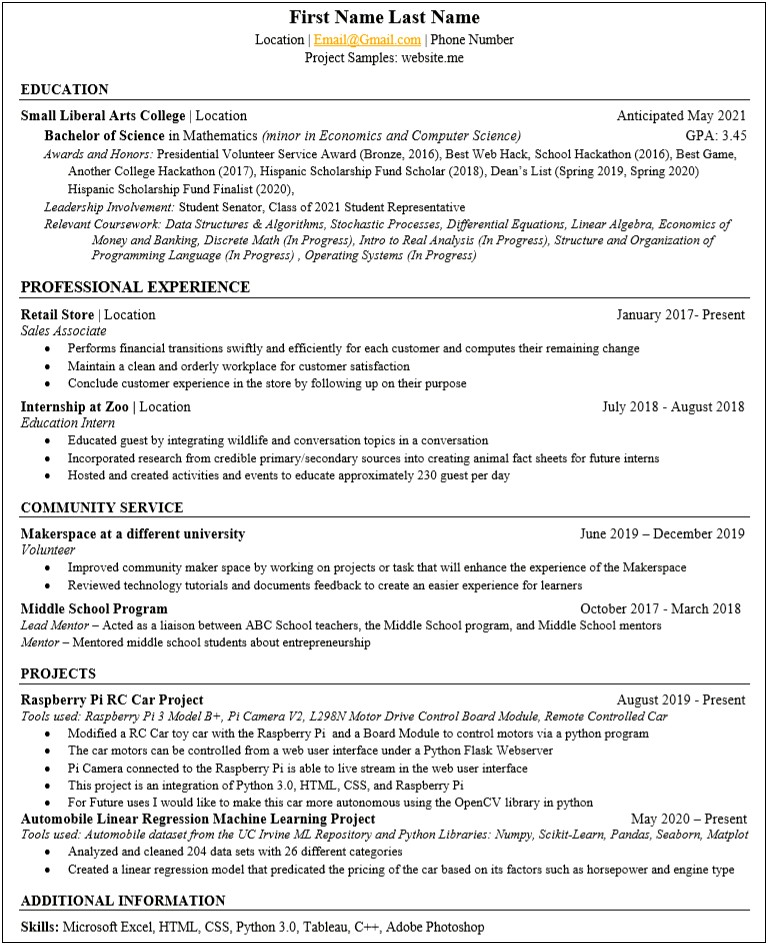 Sample Resume With Comp Tia Scredentials