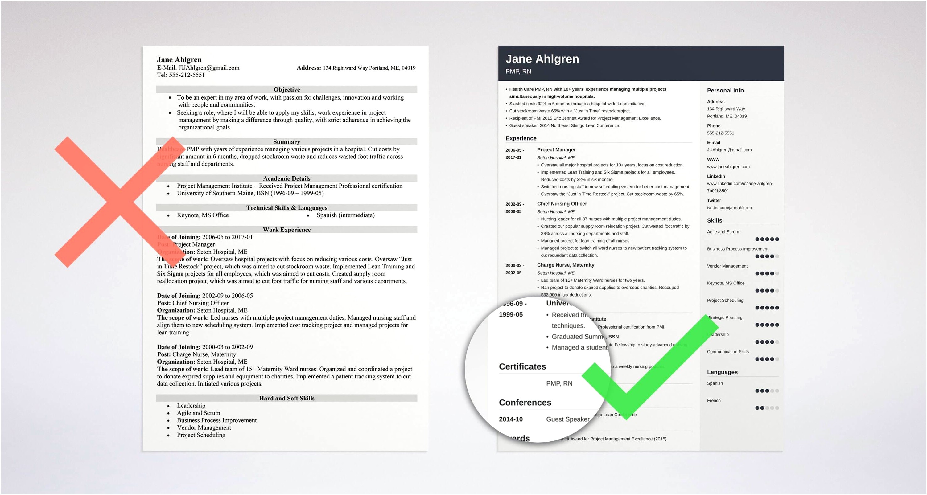 Sample Resume With Teaching Certifications On It