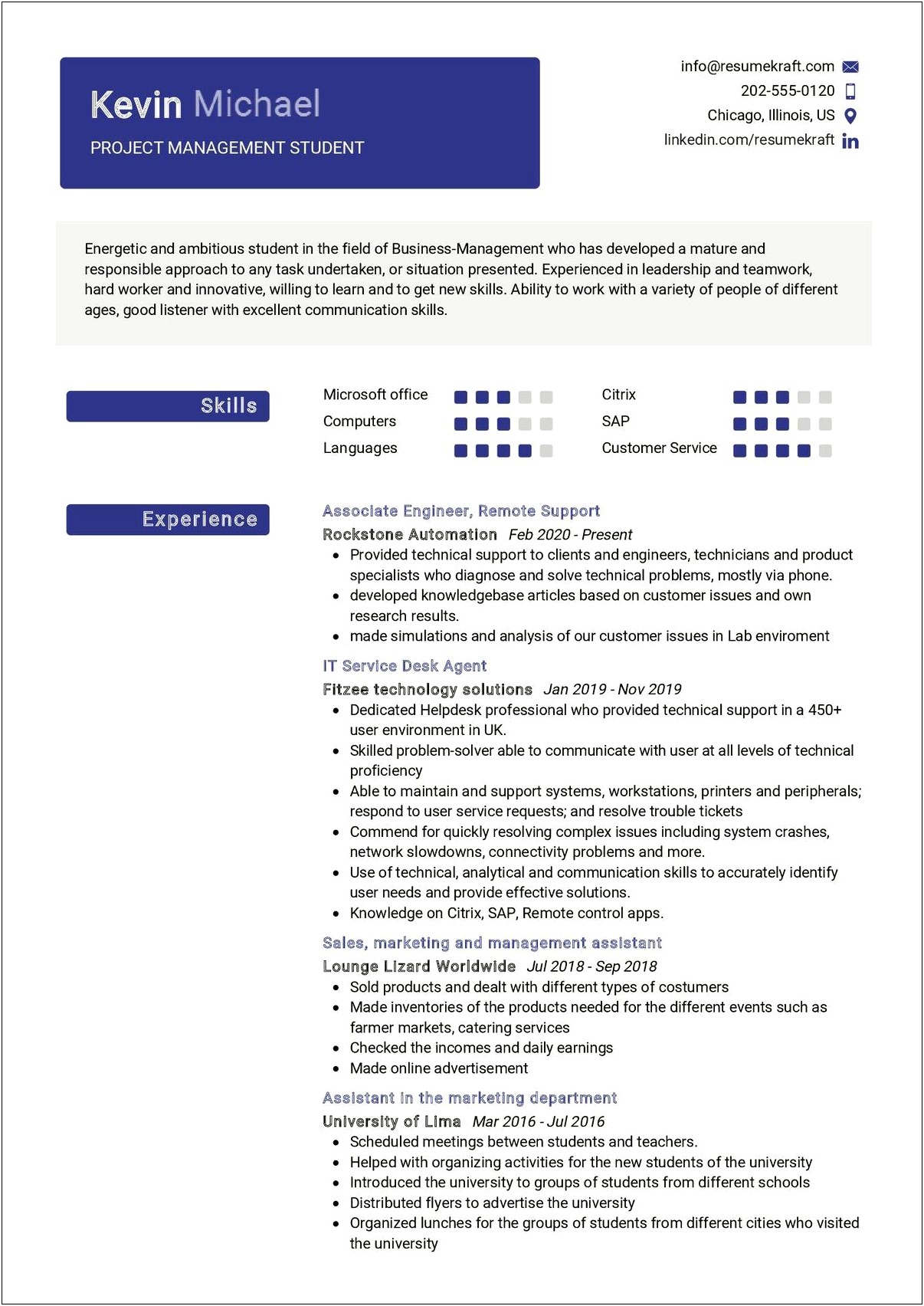 Sample Resumes With Student Teaching And Interning