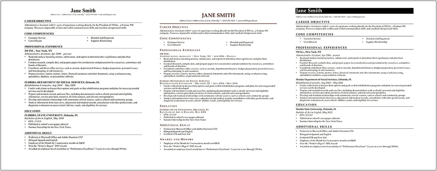 Sample Skills And Interests In Resume
